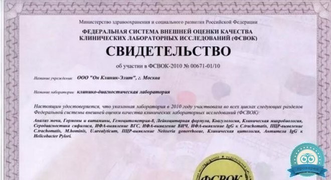 Медцентр ОН КЛИНИК на Цветном бульваре